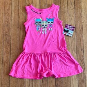 LOL Surprise Doll Pink Dress Girls Size 6 NWT Summer Tank Play Dre